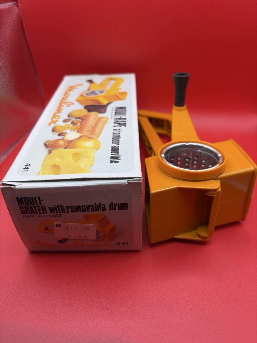 Moulinex Elettrodomestici da cucina: Vintage Moulinex Reibe – Nuovo e nell'imballaggio originale da Root venduto da 156500 1