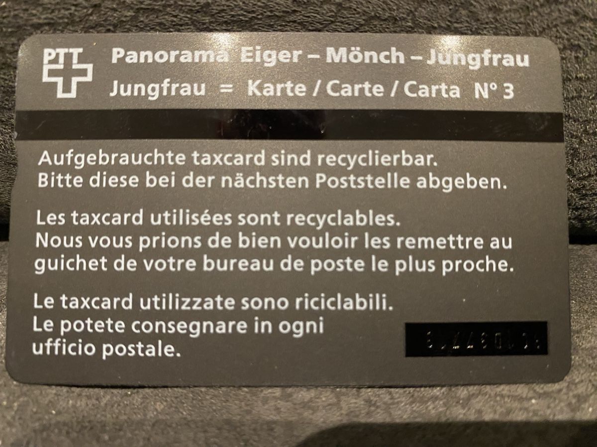 Schede telefoniche: Taxcard 301D – Usato da Lausanne venduto da babacard10 1