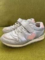 Mädchen Turnschuhe/Halbschuhe Silber/Rosa Grösse 28