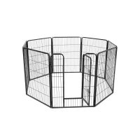 Freilaufgehege 100 cm hoch schwarz LIBERIO