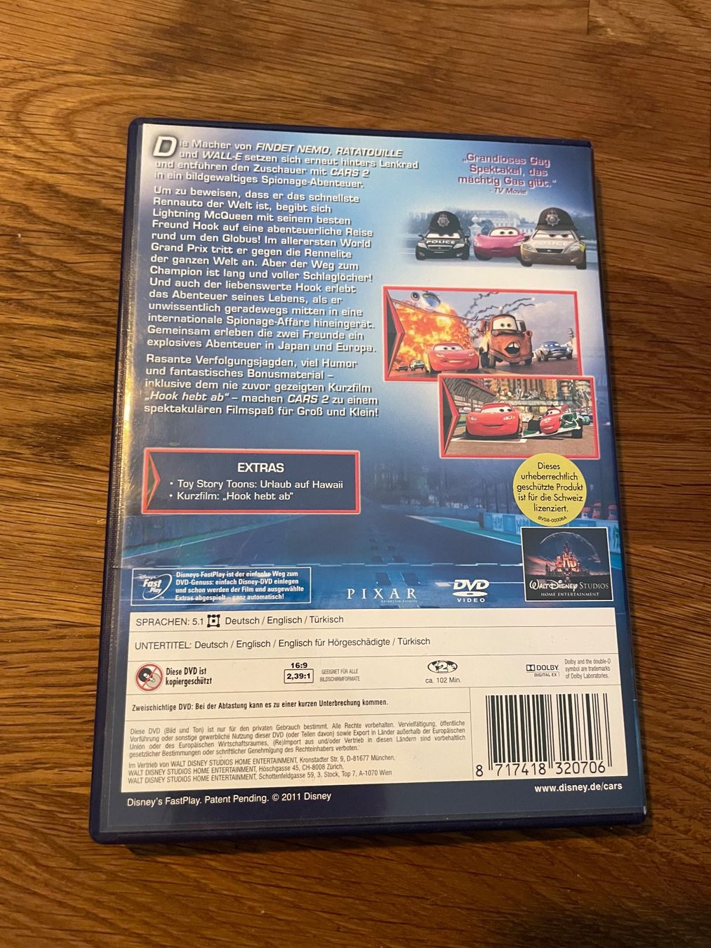 Alle DVDs: Cars 2 - DVD - Disney Pixar – Gebraucht aus Bülach von bjoernbenny 1
