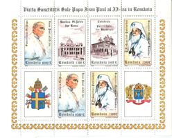 Block "Papst Johannes Paul II.". Rumänien