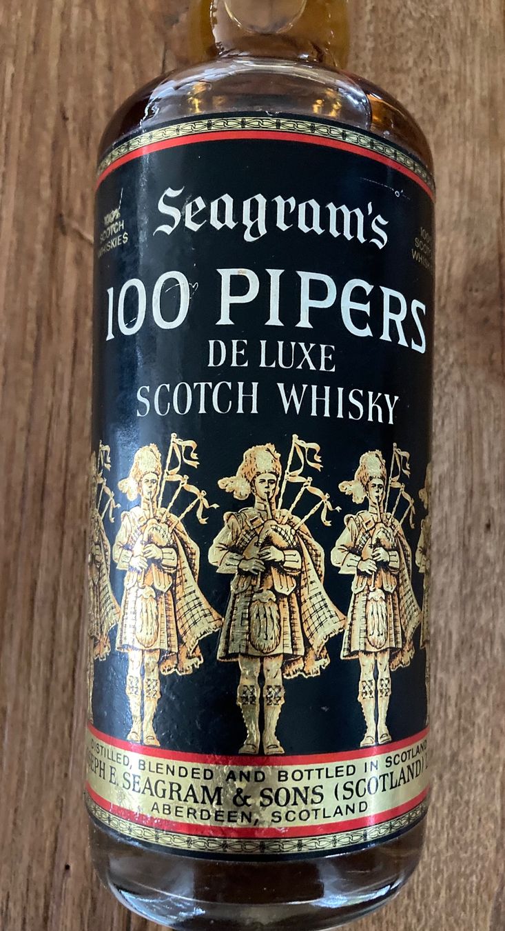 Spirituosen: Seagrams 100 Pipers Whisky von ca 1985 – Neu (gemäss Beschreibung) aus Roggwil BE von Maui2000 1