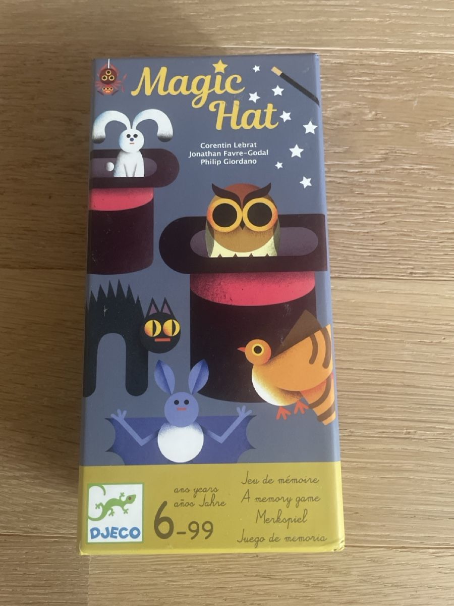 Djeco Spiele: DJECO Magic Hat memory game for ages 6-99 good condition – Neu (gemäss Beschreibung) aus Vufflens-la-Ville von geraud__
