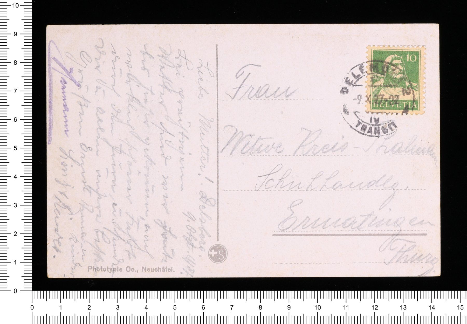 Cartoline postali: Delémont et la Sorne – Usato da Riehen venduto da Tignanello1 1