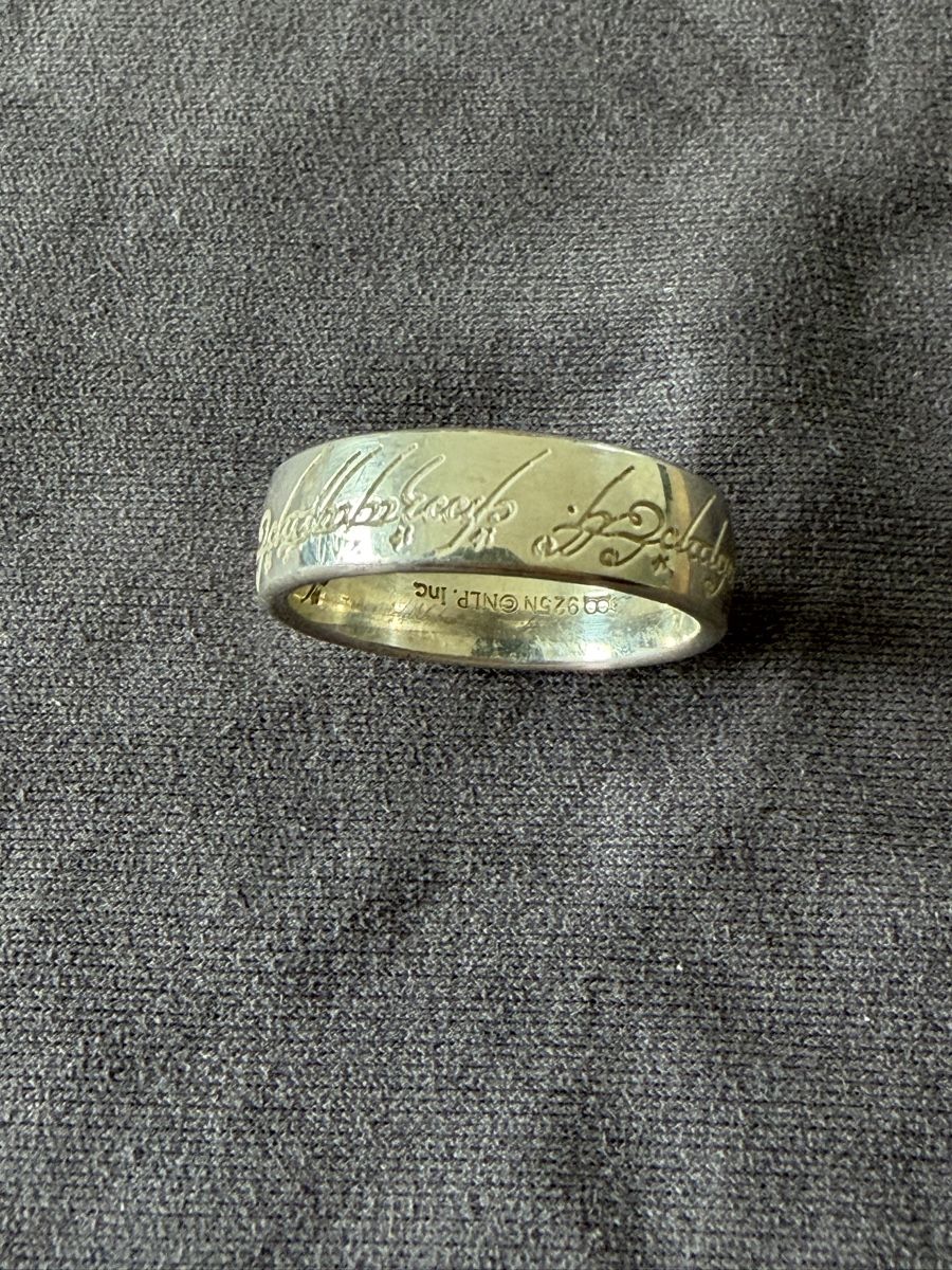 Anelli: Der Herr der Ringe gravierte Macht-Ring | 925 Silber – Usato da Emmenbrücke venduto da stark23 3