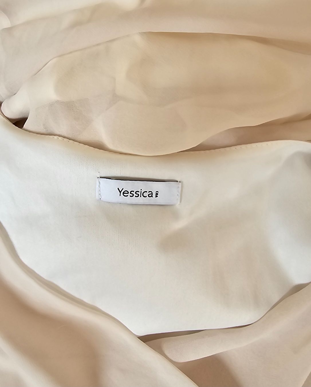 Kleider: Cocktail Kleid Gr. 38 "Puder" Wasserfall Bändeli – Gebraucht aus Füllinsdorf von Sunnebliemli7 5
