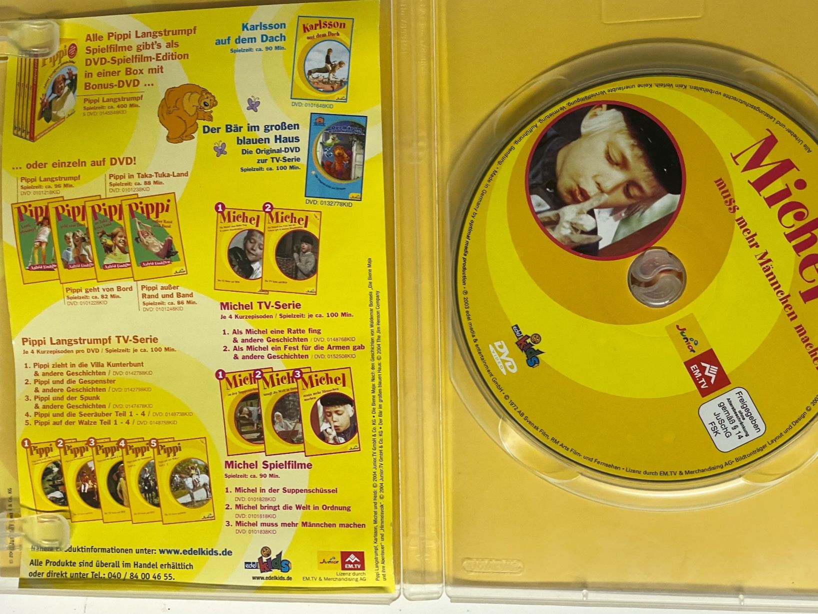 Tutti i DVDs: Pippi Langstrumpf & Michel  2x – Usato da Muri b. Bern venduto da AdidasCollector 3