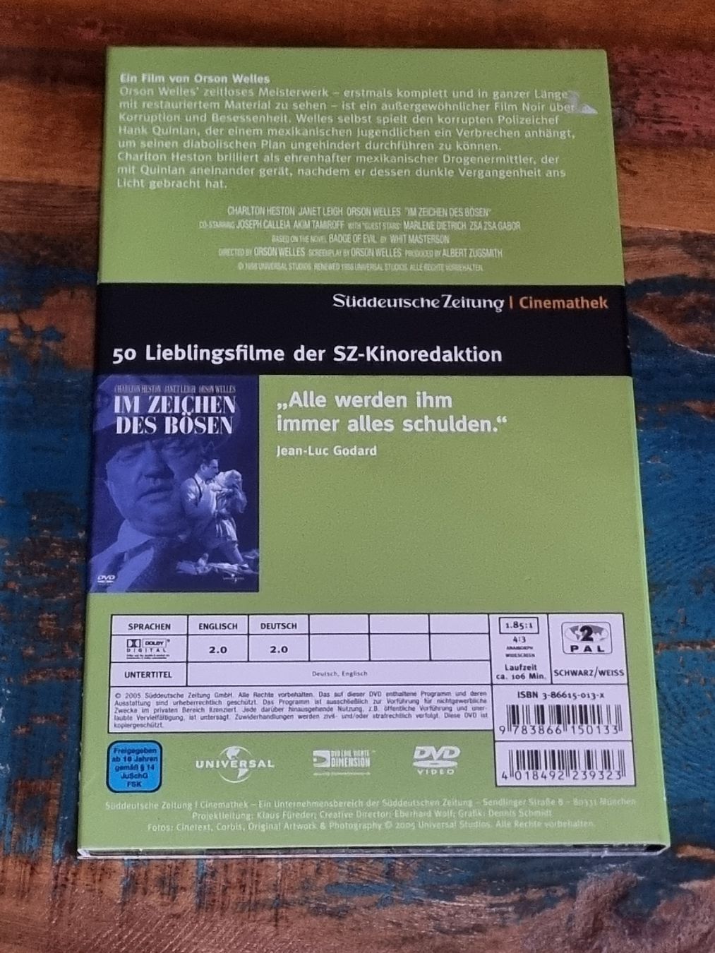 Tutti i DVDs: Orson Welles Sammlung, 3 DVDs Klassiker – Usato da Winterthur venduto da Belzarek 1