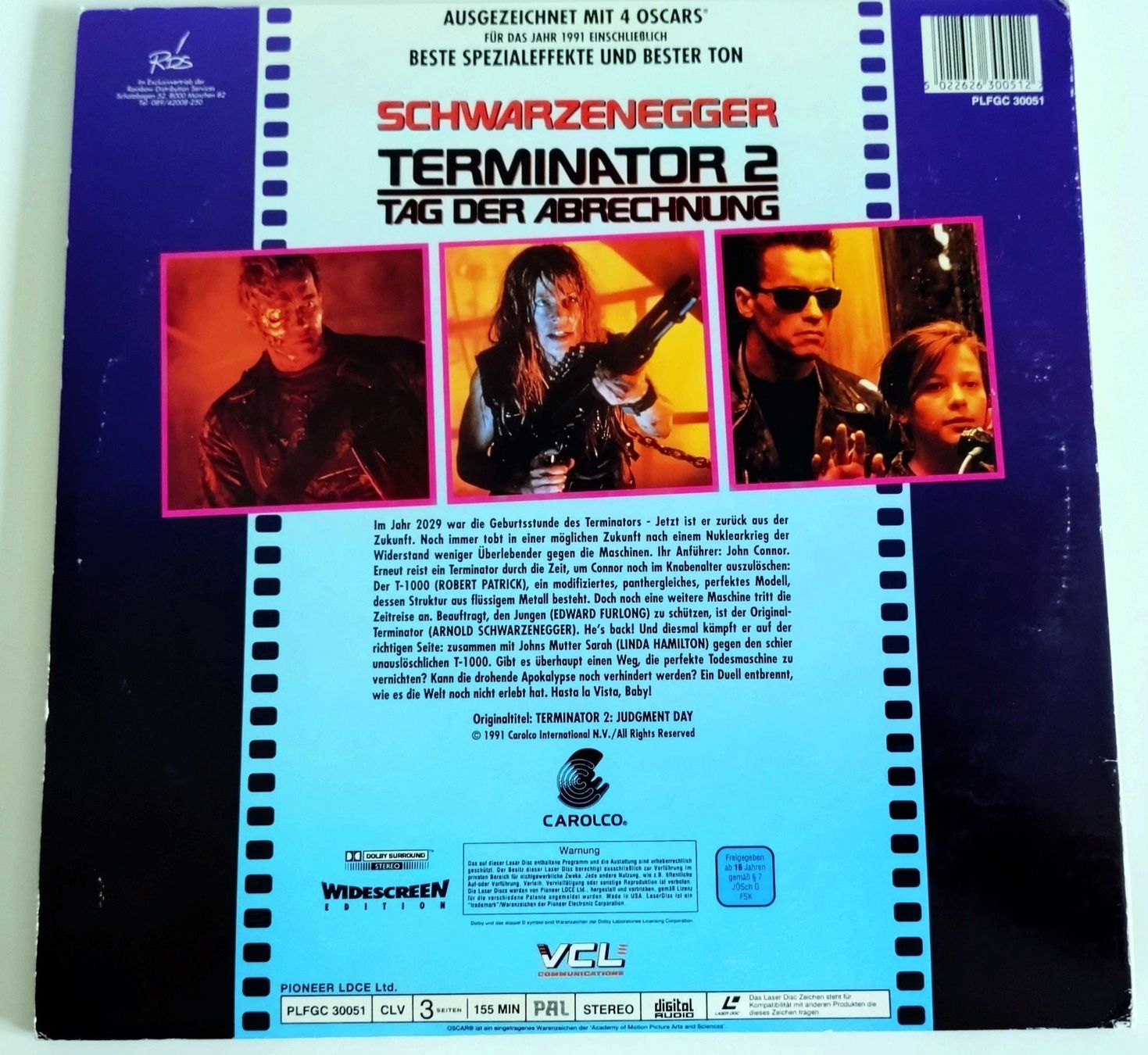 Alle DVDs: Laserdisc Terminator 2 – Gebraucht aus Grüningen von Stargazer 1