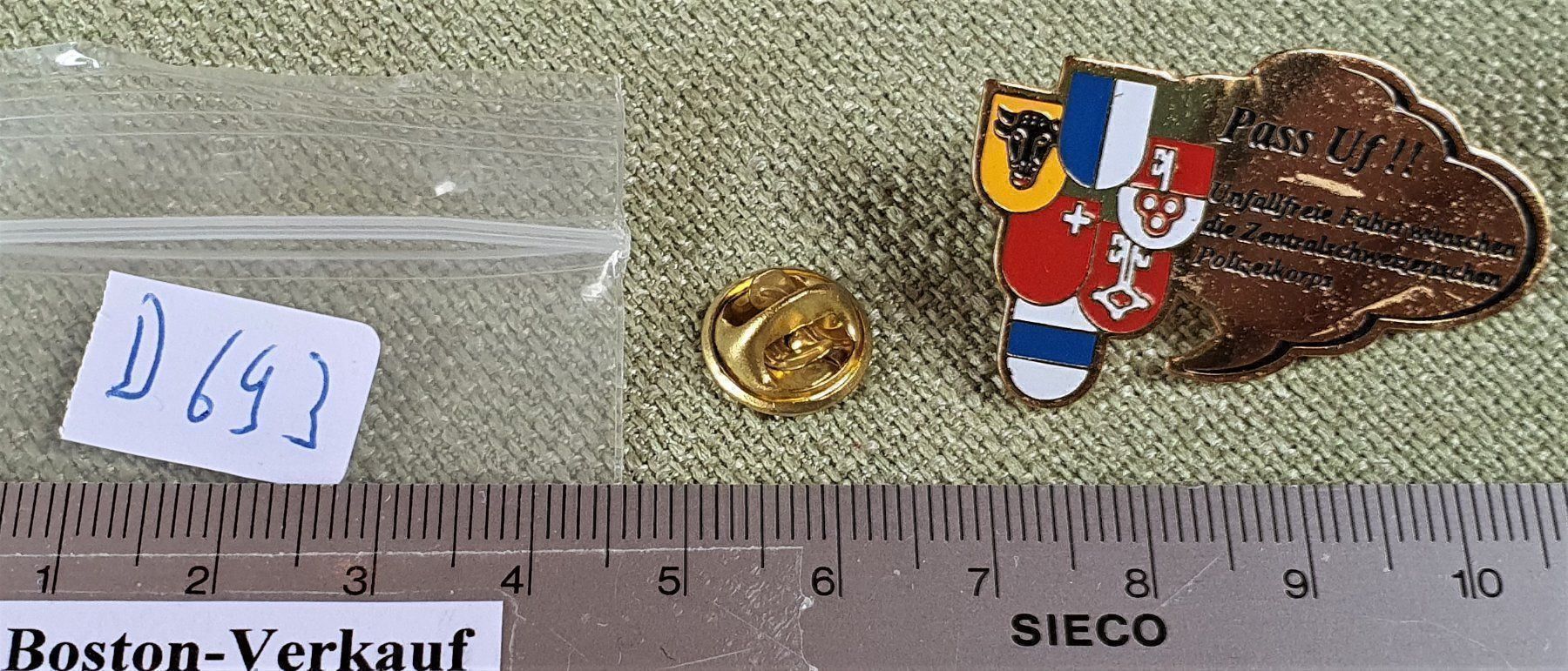 Spille & Fermagli: D693 - Pin Zentralschweizer Polizeikorps – Usato da Reinach BL venduto da Boston-Verkauf 2