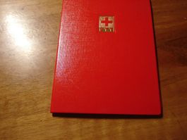 Jahresserie Schweiz, 1981, ET-o in PTT-Büchli + Flyer