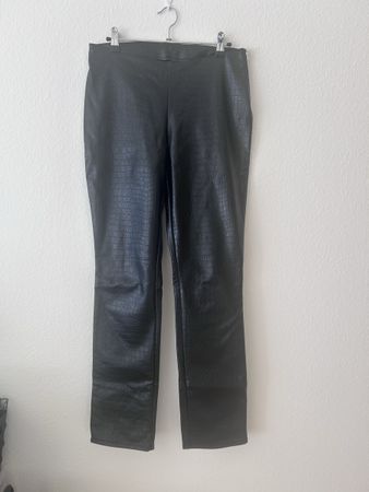Pantalon similicuir crocodile H&M, taille 38 🐊