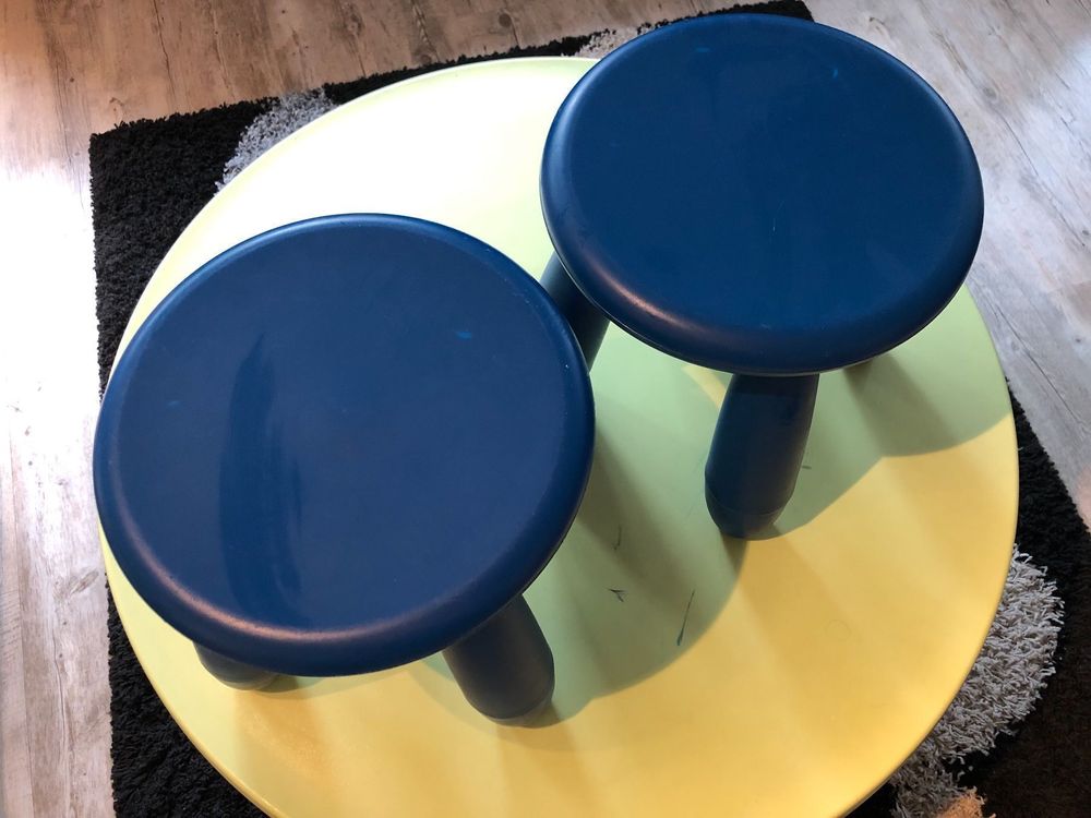 Ikea Kindertisch rund grün Kaufen auf Ricardo