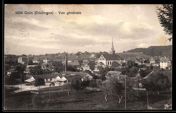 Cartes postales: AK Guin, Vue generale – D'occasion à Berlin par bartko-reher