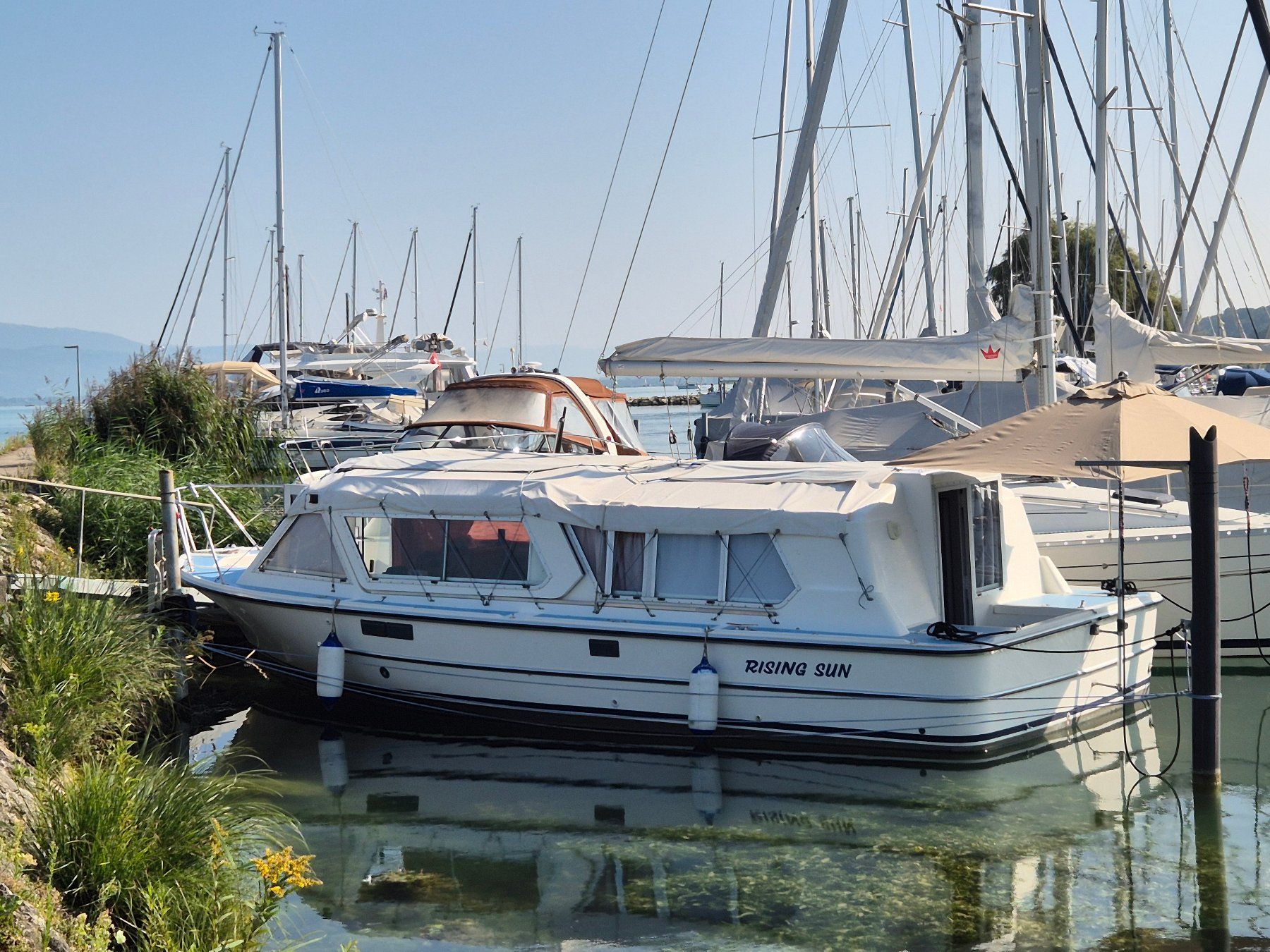 Bateaux: Kanalboot - Wohnboot ohne Hafenplatz – D'occasion à Portalban par pcu_vr7h