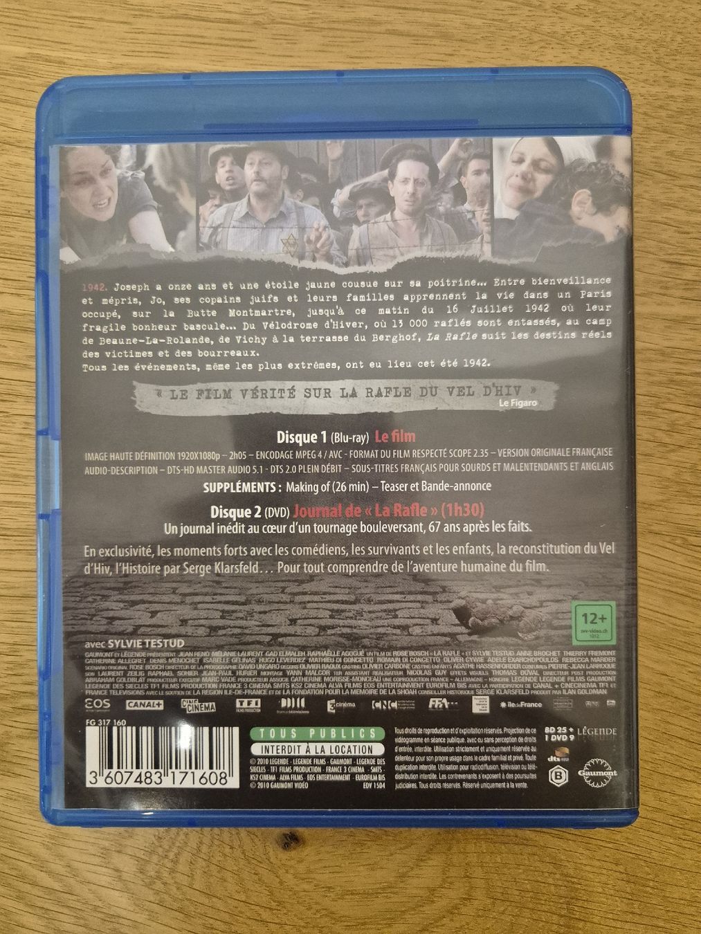 Alle DVDs: La Rafle - Rose Bosch - Blueray  – Neu (gemäss Beschreibung) aus Bogis-Bossey von VNT-GE.ch 1
