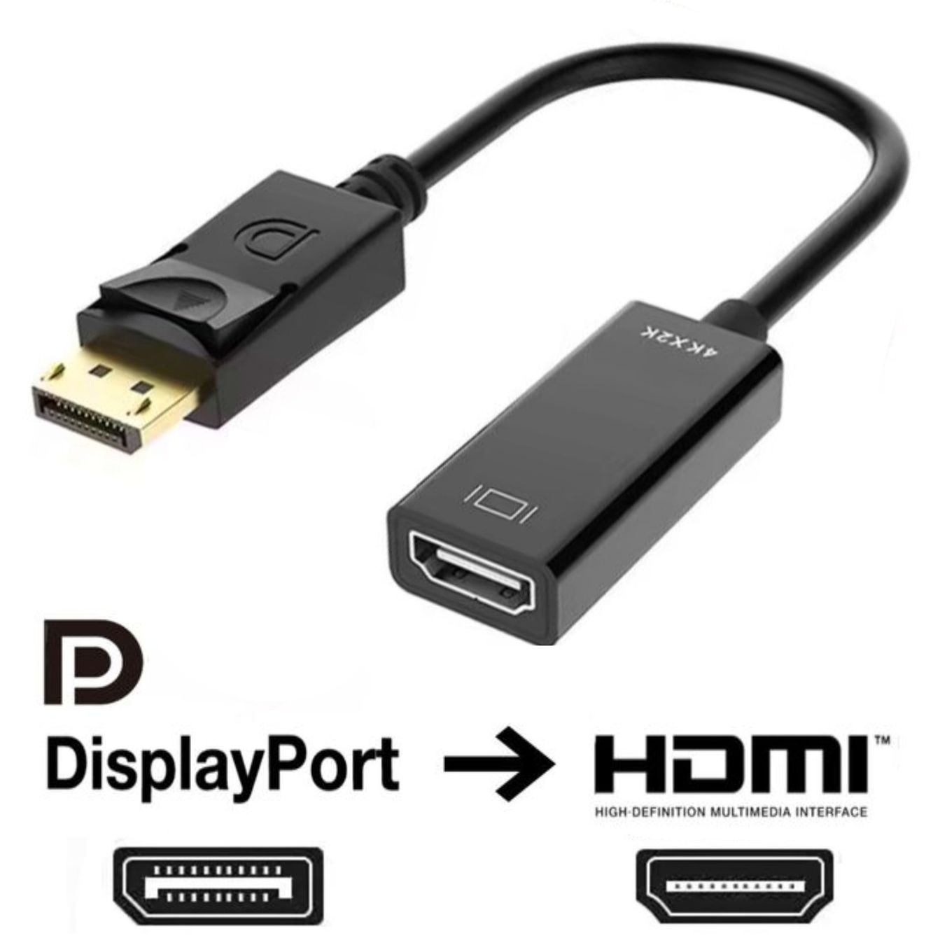 Unità & Adattatore: DisplayPort --> HDMI 4K Adapter / Digitec CHF 19.85 / DP 1.2 – Nuovo e nell'imballaggio originale da Uster venduto da -FPS-