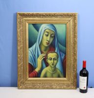 Leo Steck 1883-1960,  Gemälde "Mutter mit Kind", von 1926