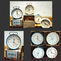 4 x antike Wecker- Thürig, Kienzle, Liestal ..