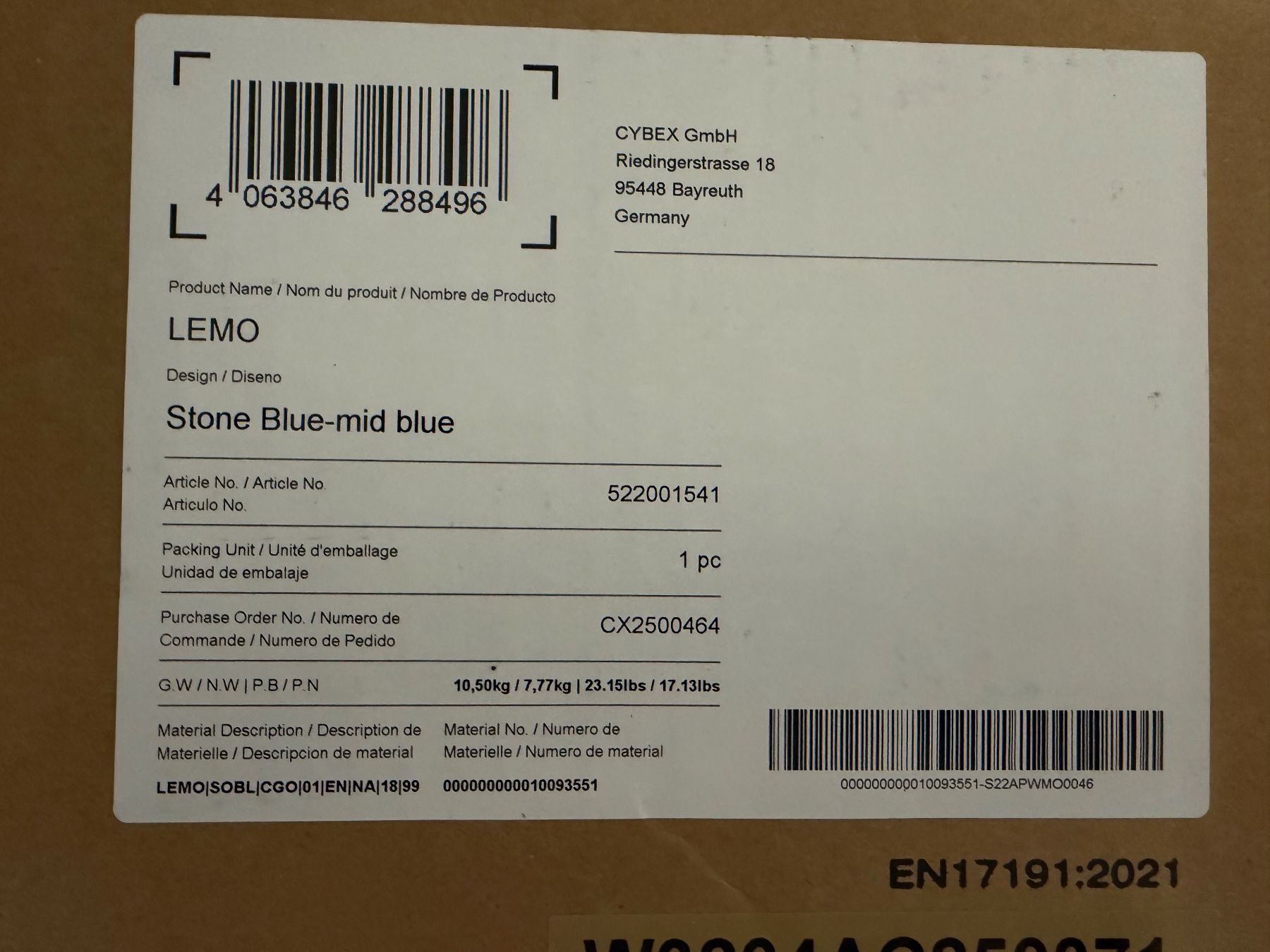 Cybex Seggioloni: Cybex Lemo Chair – Nuovo e nell'imballaggio originale da Zürich venduto da S-o-f-i-a 1