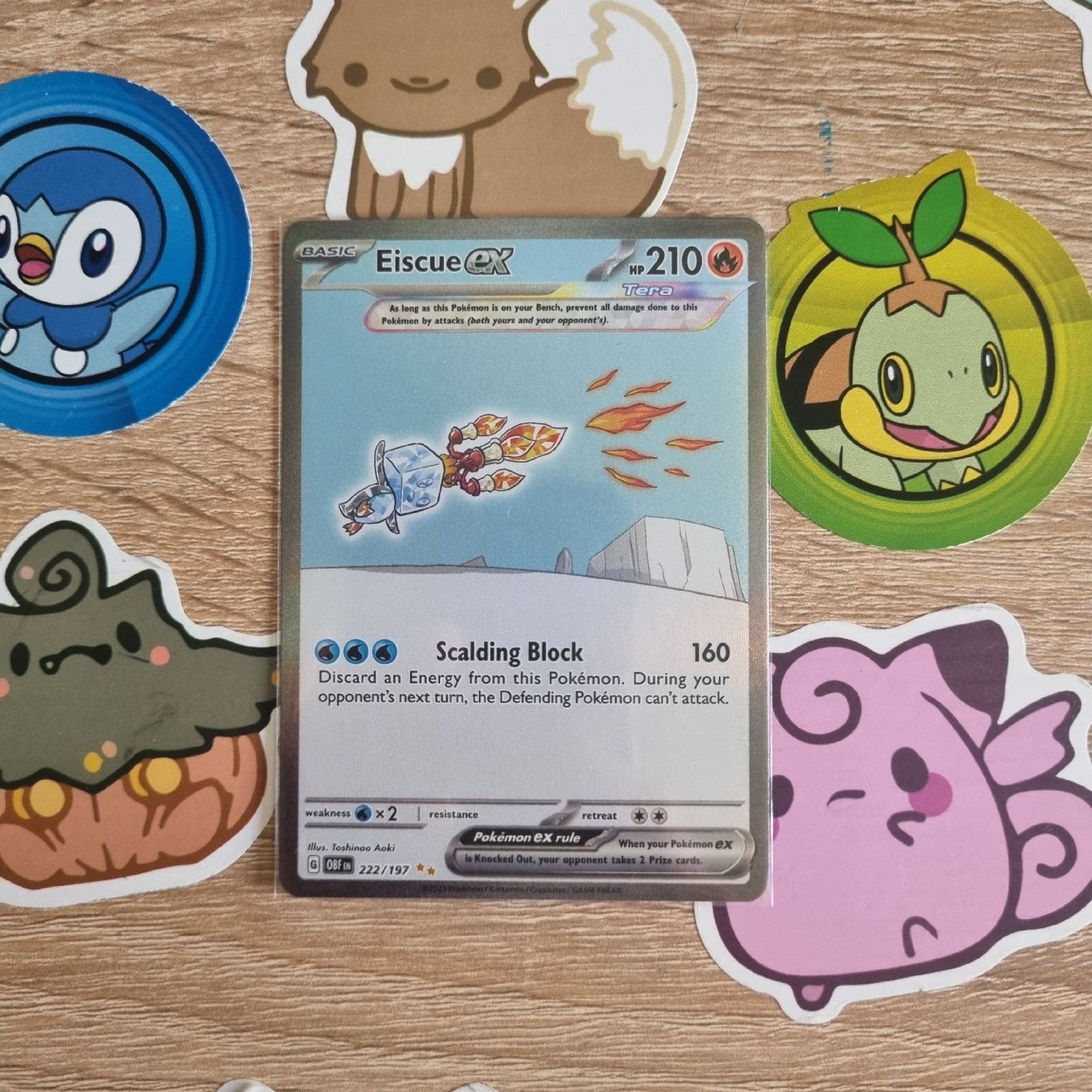 Pokémon Carte collezionabili: Eiscue sir OBF – Nuovo (secondo la descrizione) da St-Maurice venduto da Woopersonal