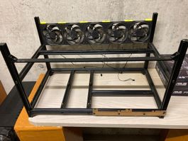 Mining Rig Frame Veddha Minercase mit 5x 120mm Lüfter