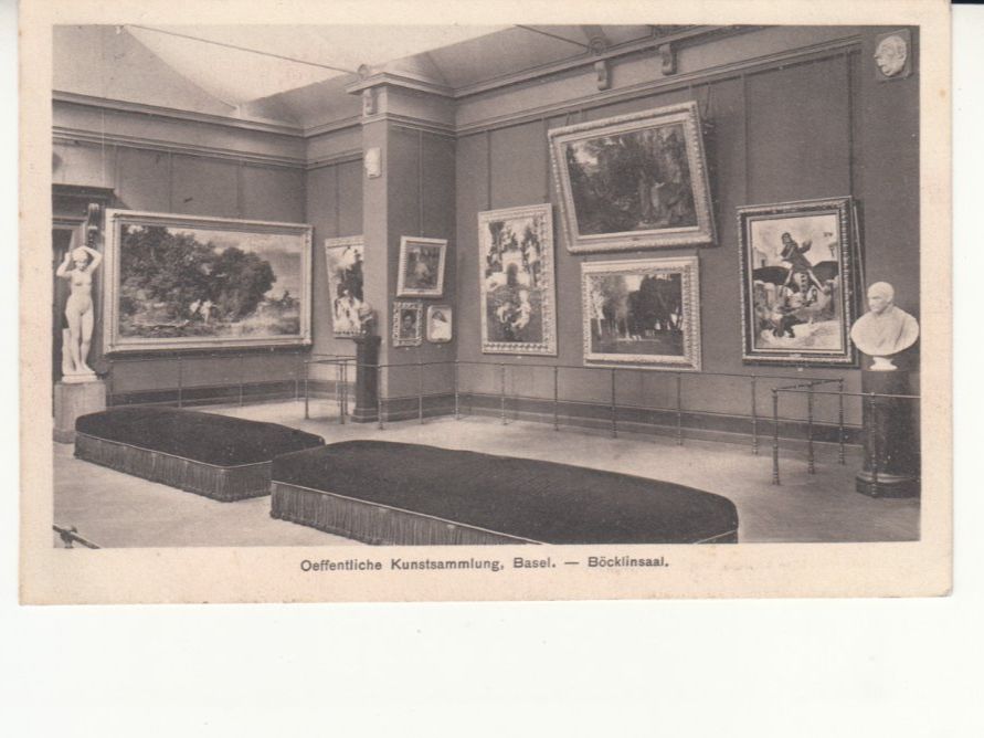 Ansichtskarten: Basel Böcklinsaal 1914 – Gebraucht aus Bürglen TG von StampGraf