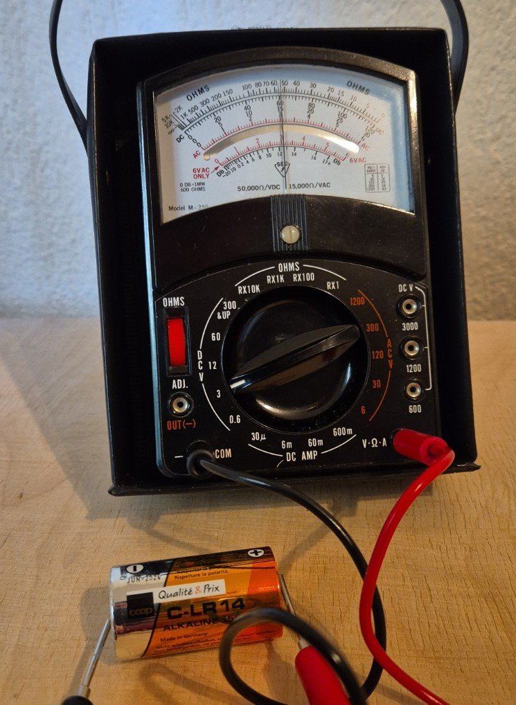 Componenti elettronici: MULTIMÈTRE ANALOGIQUE + DIGITAL – Usato da St-Imier venduto da Psaturnin 3