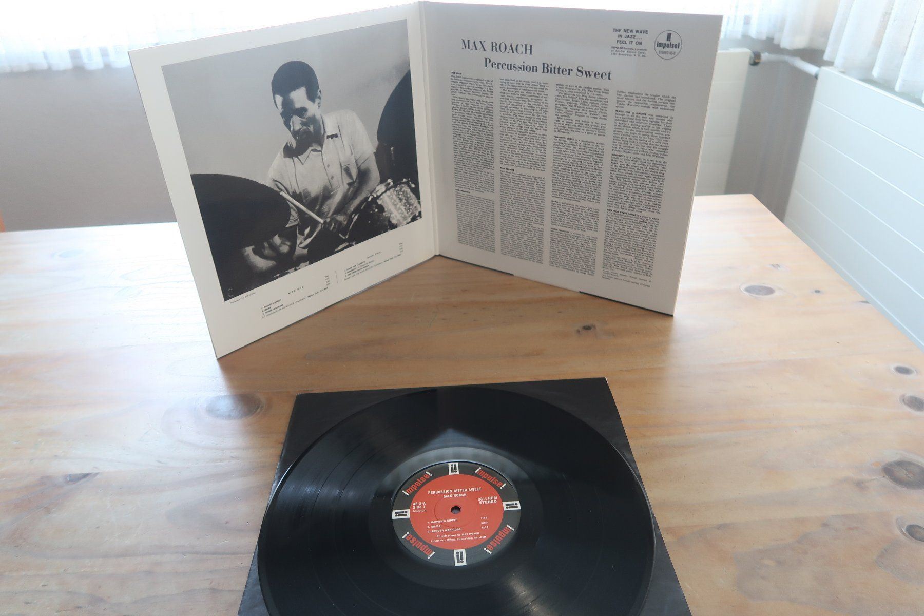 Dischi in vinile: MAX ROACH - PERCUSSION BITTER SWEET - VINYL LP – Usato da Basel venduto da Patiscat 5