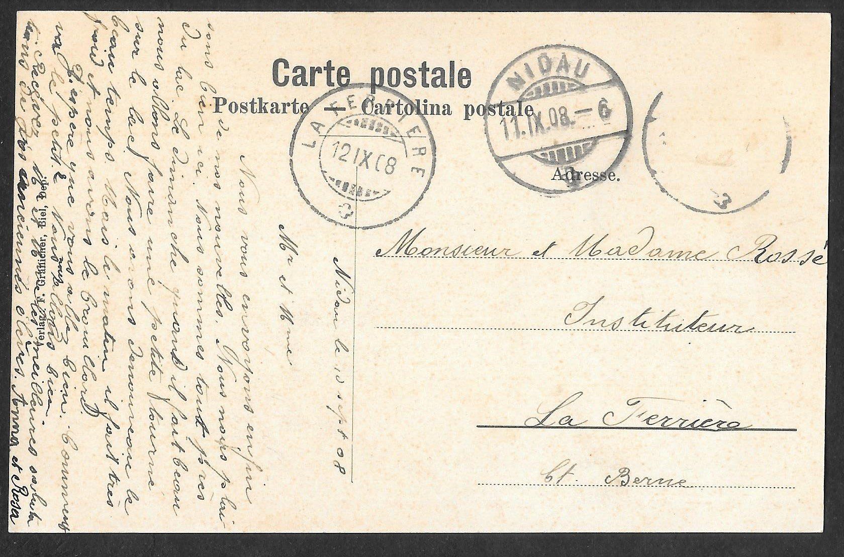 Cartes postales: Biel Bienne Pavillon Felseck – D'occasion à Olten par clotaldi 1