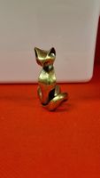 Dekorative Vintage Messing Katze Figur, Sammlerstück!
