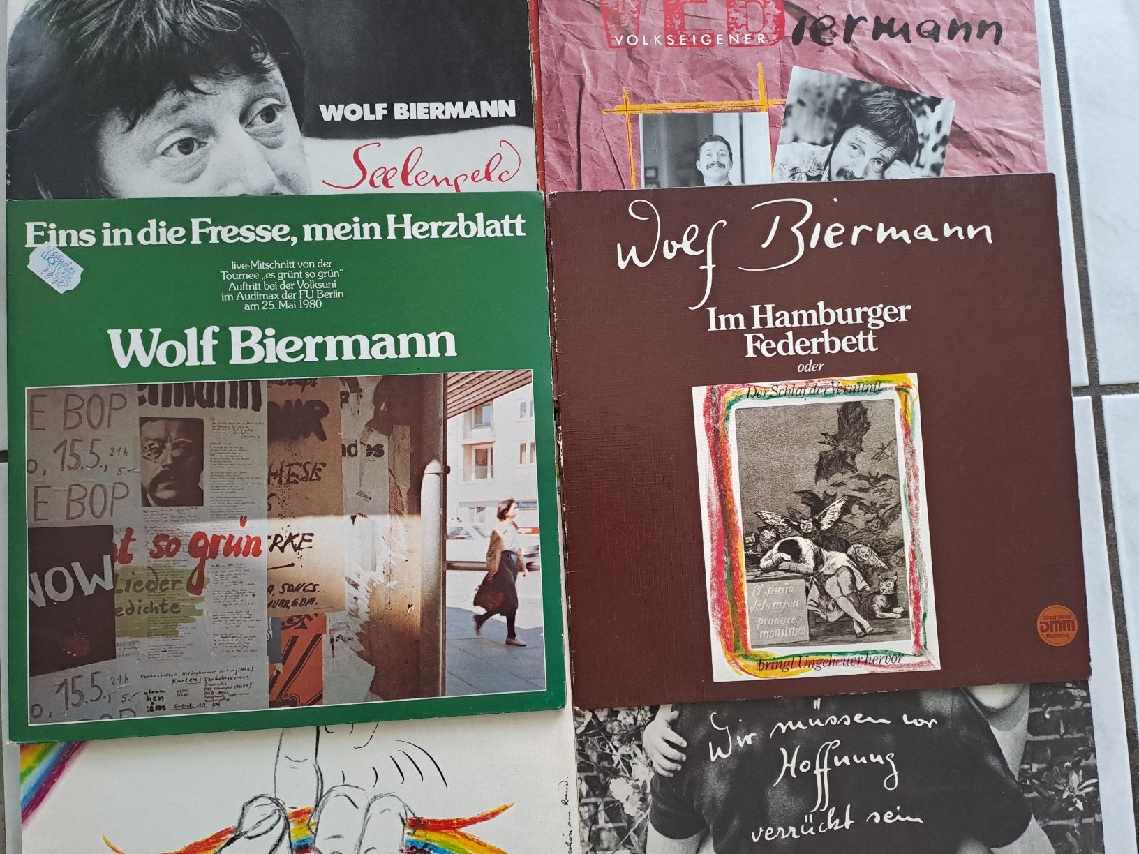 Dischi in vinile: Vinyl  10 x WOLF BIERMANN – Usato da Uetendorf venduto da Essiggurken 2