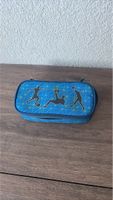 Etui Fussball Motiv blau Grösse L wie neu