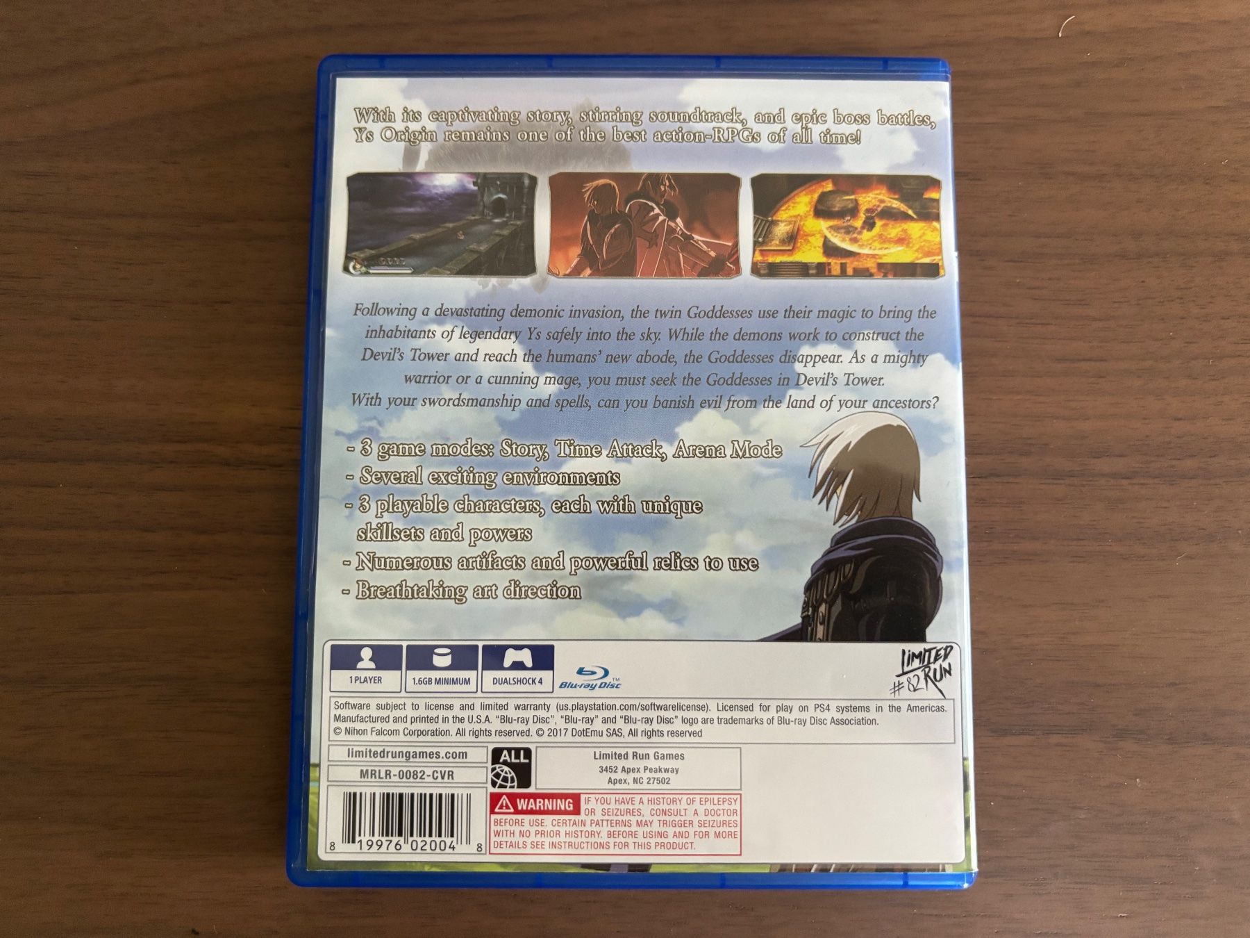 Sony Spiele: Ys Origin [PS4][Limited Run] – Gebraucht aus Killwangen von Ryusens 1