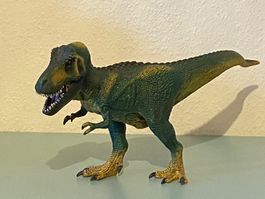 SCHLEICH T-Rex vert 31,5 x 11,5 x 14,5cm - COMME NEUF