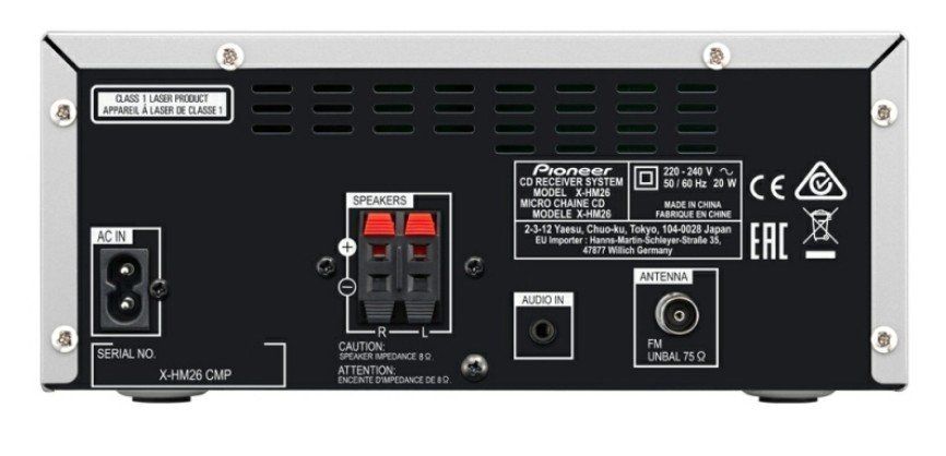 Pioneer Lettore multimediale & Streamer: Pioneer X-HM36 système micro Hi-Fi compact peu utilisé – Usato da Vessy venduto da Avicci 1
