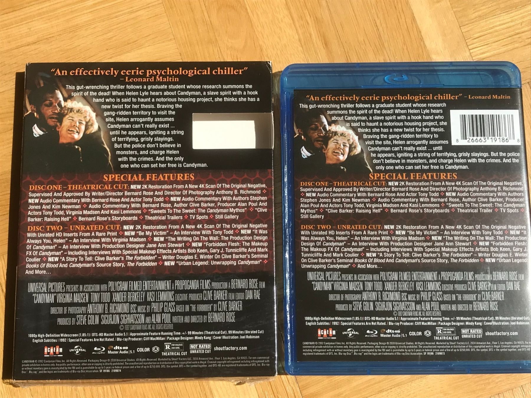 Tutti i DVDs: Candyman - Collector's Edition - mit Slipcover - Blu-ray – Nuovo (secondo la descrizione) da Zürich venduto da Malcom 2