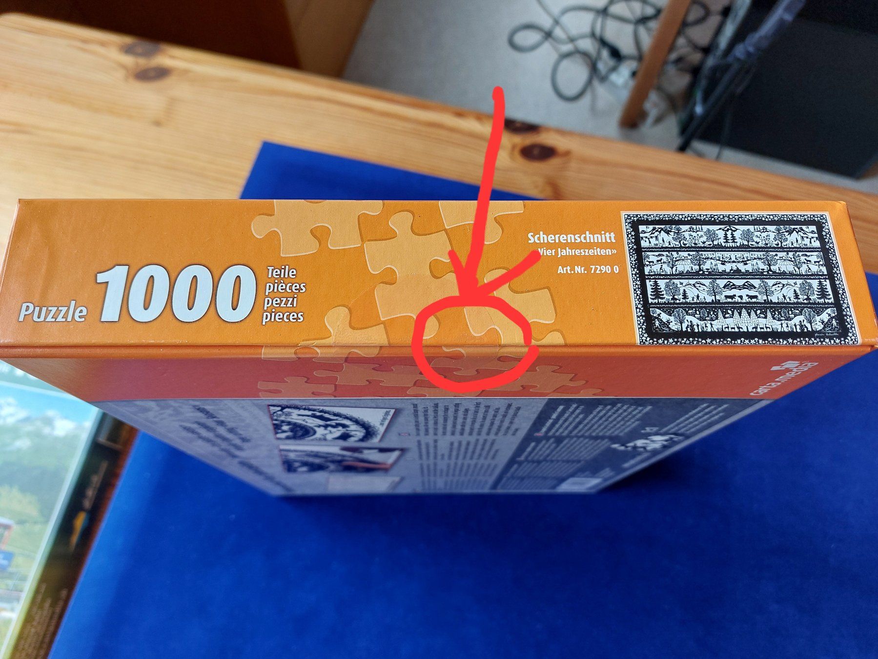 Puzzle: Puzzle mit Scherenschnittmuster von Jolanda Brändle – Nuovo e nell'imballaggio originale da Beringen venduto da Germaine59 2