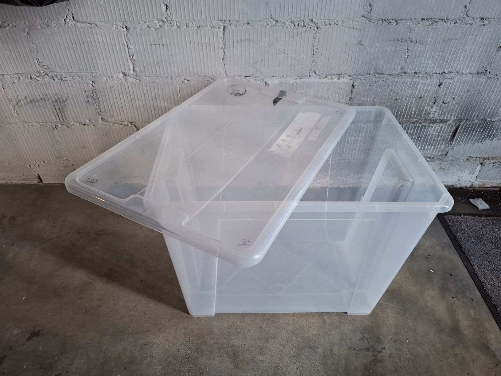 Ikea Sistemi di archiviazione: 3x Ikea Samla Plastik Box mit Deckel 57 39 42 cm – Usato da Meilen venduto da GabsZurich