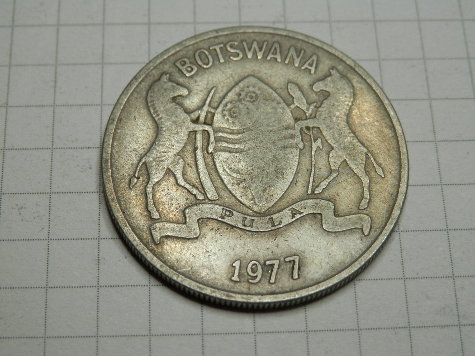 Tutti le monete: Botswana 25 Thebe, 1977 – Usato da Weiach venduto da weiach81