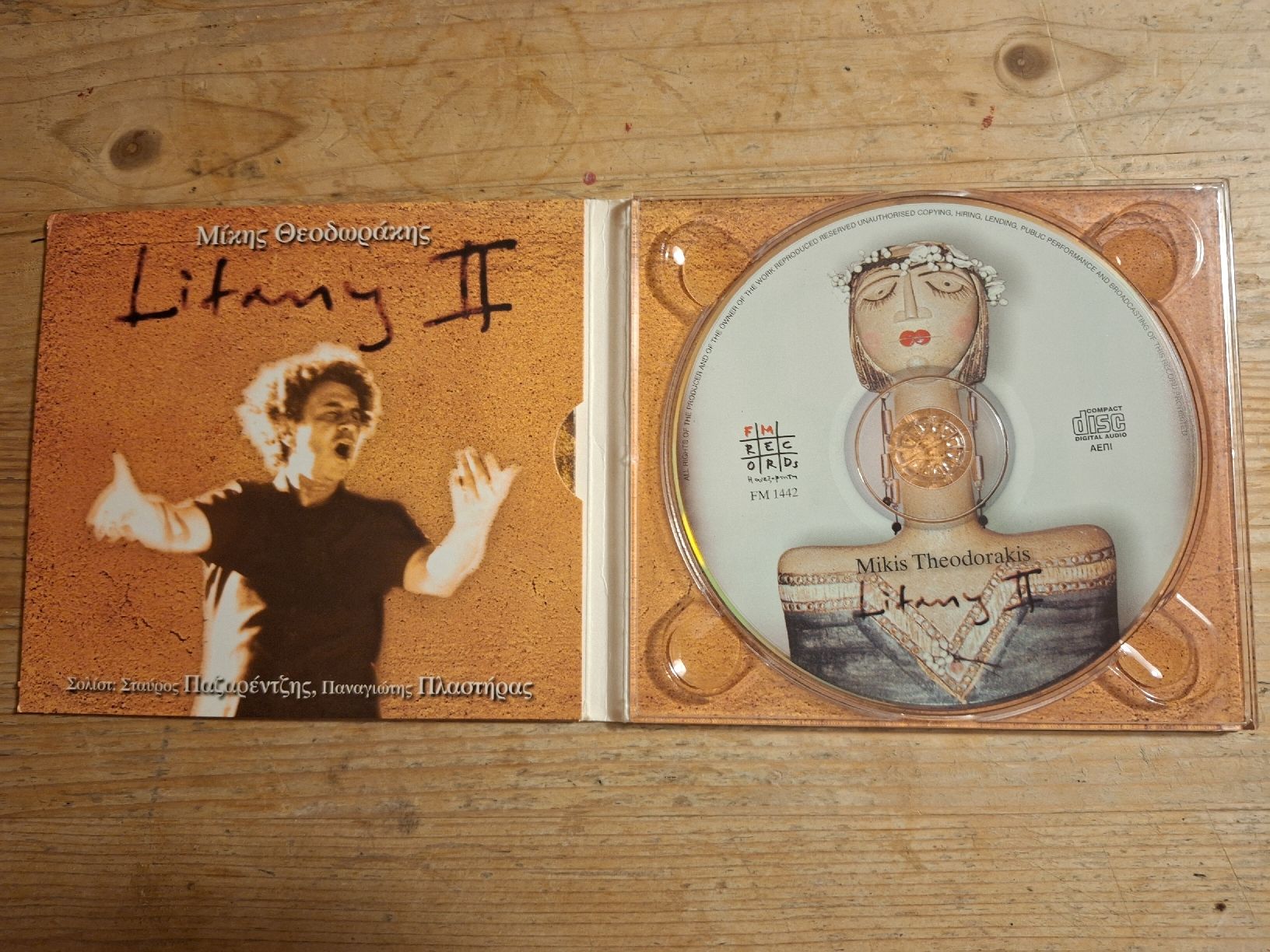 CD: Mikis Theodorakis "litany 2" – Usato da Schwarzenburg venduto da Ralfi1 2