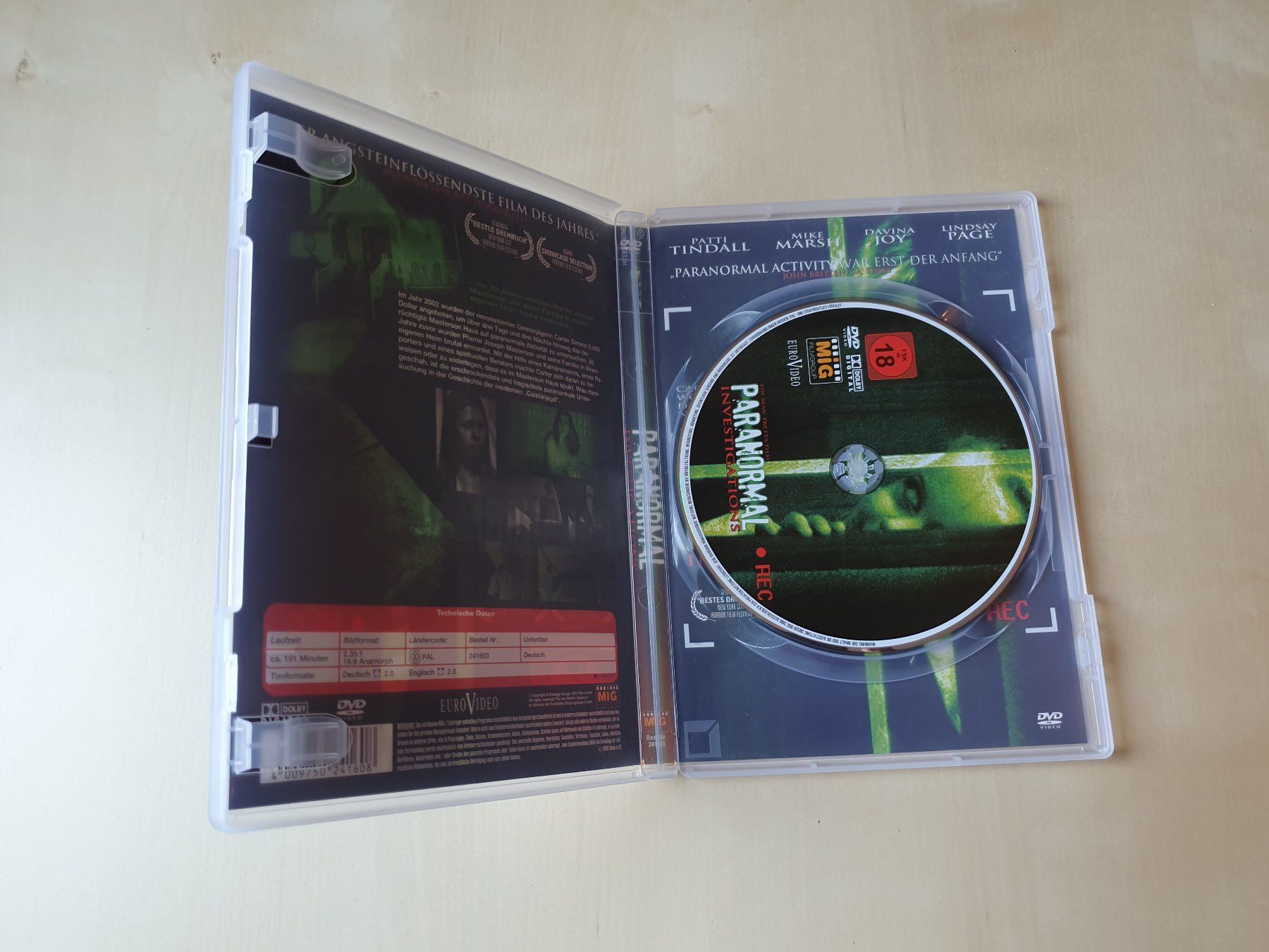 Tutti i DVDs: Paranormal Investigations – Usato da Stansstad venduto da collectorsshop 2