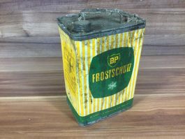 Kultiger antiker BP Frostschutz Blech Kanister