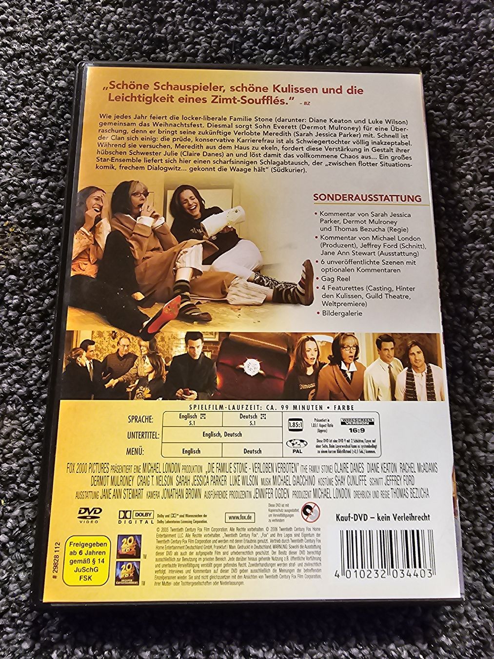 Tutti i DVDs: Die Familie Stone (21152) – Usato da Ruswil venduto da jan_bxl5 1