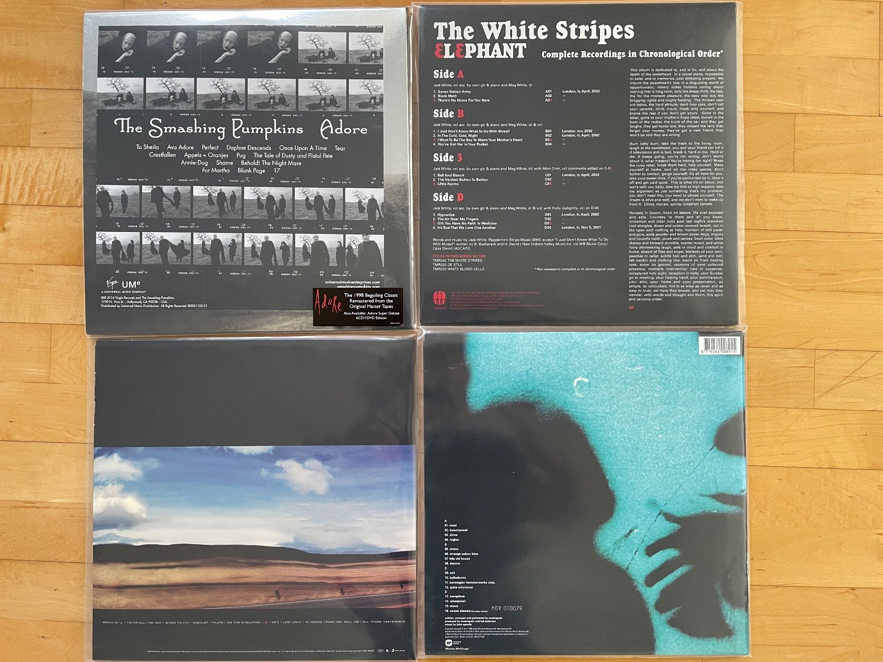 Schallplatten: 4xNM!!: Smashing Pumkins Pearl J., White Stripes, Madrugada – Gebraucht aus Bischofszell von Mihigaudioest 1