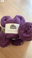 Laine Karma Cotton de Kremke, violette, pour vos créations!