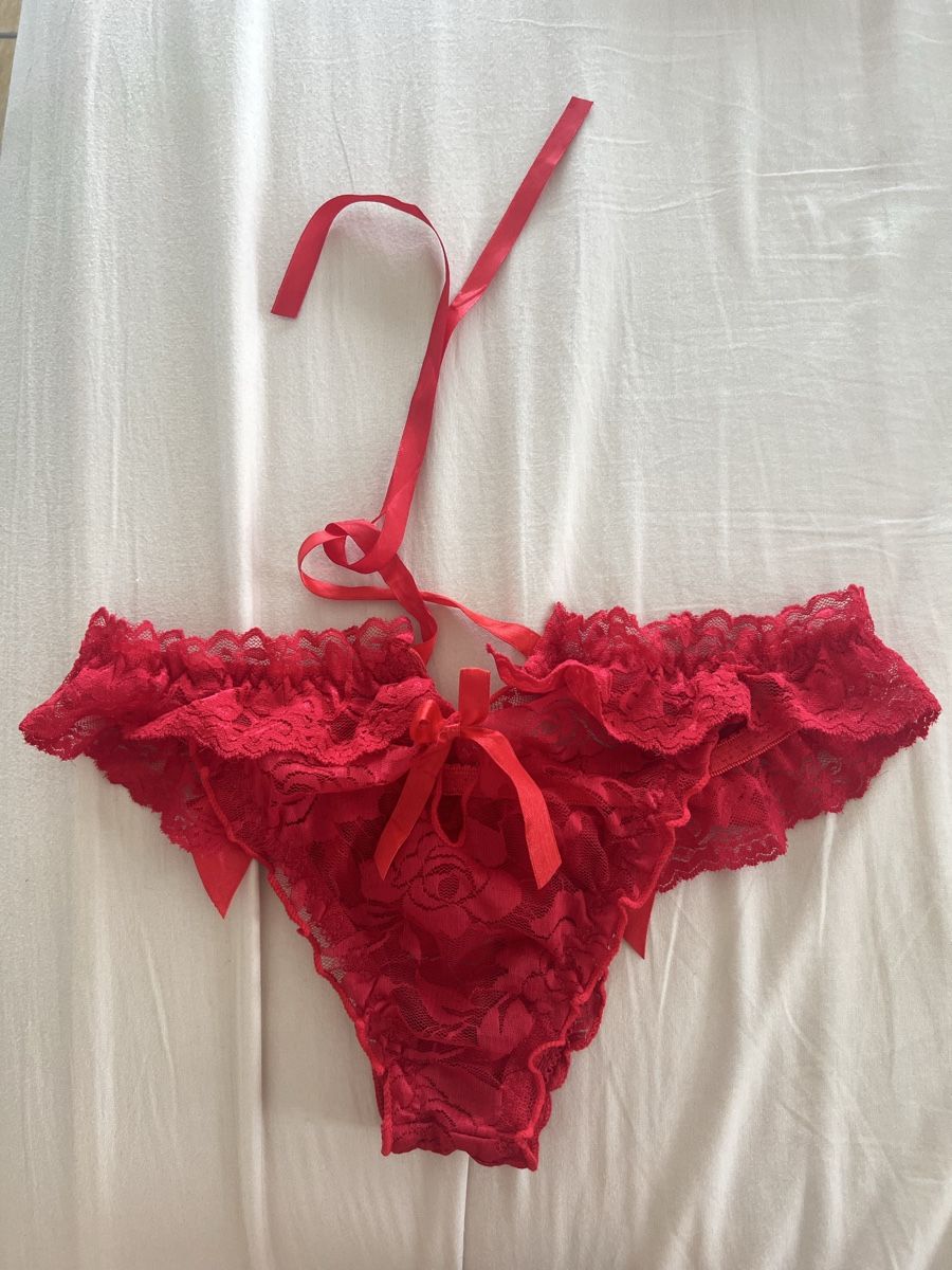 Altra biancheria intima: Damen Unterhose rot Spitze Grösse S/M neu – Nuovo (secondo la descrizione) da Rapperswil SG venduto da zani_st 1