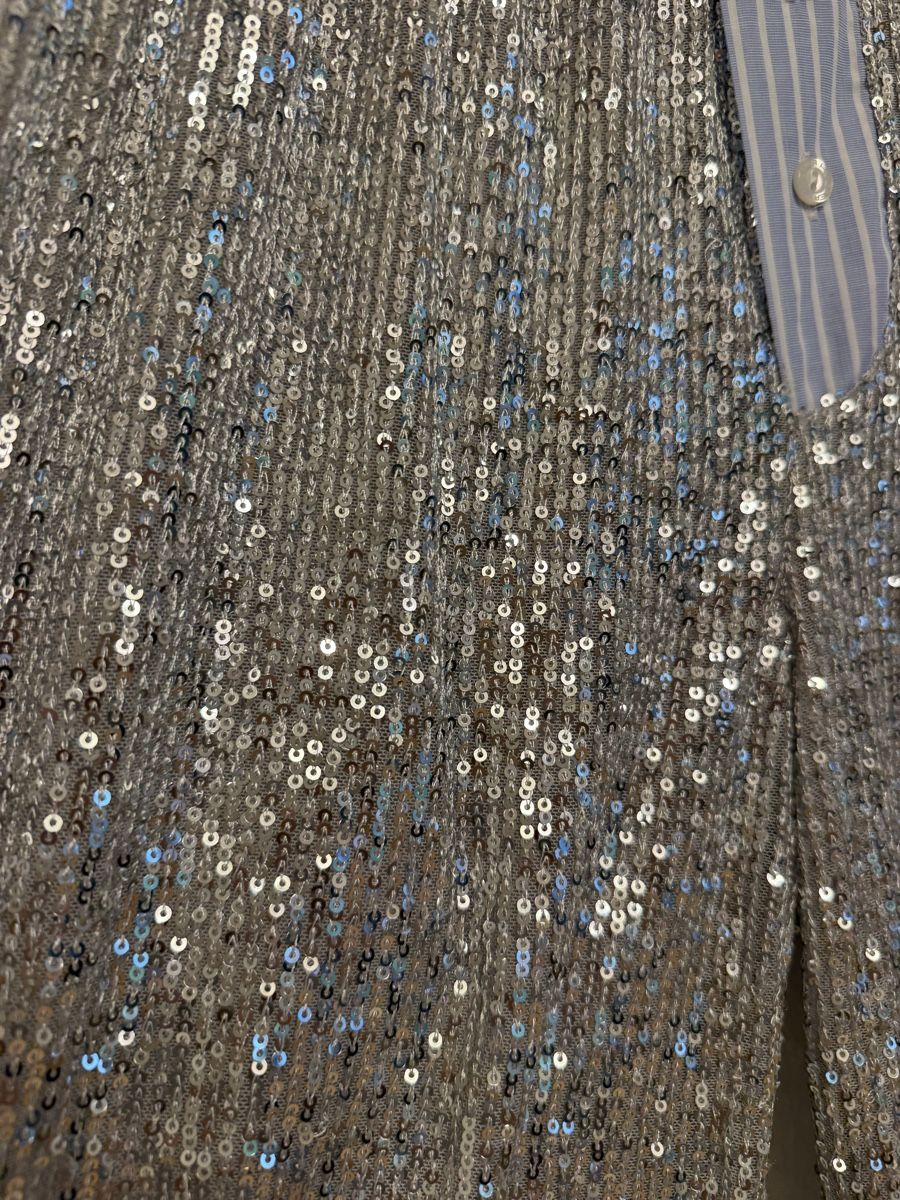 Pantaloni: Pantalon Hand Over, sequins argentés, taille S – Nuovo (secondo la descrizione) da Zürich venduto da liu_5dzz 3