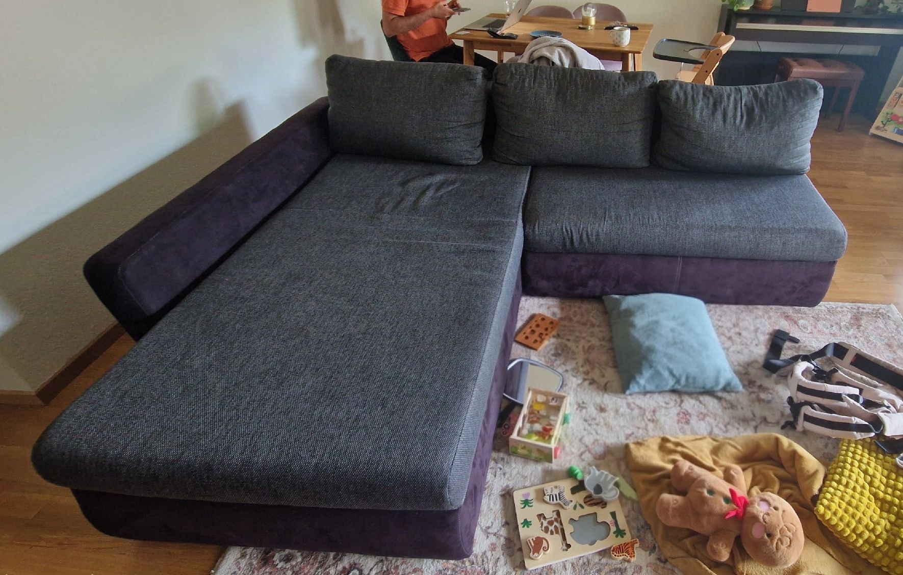 Sofas: Cosy Grey Corner Sofa – Gebraucht aus Buchs SG von nik_r7sd 2